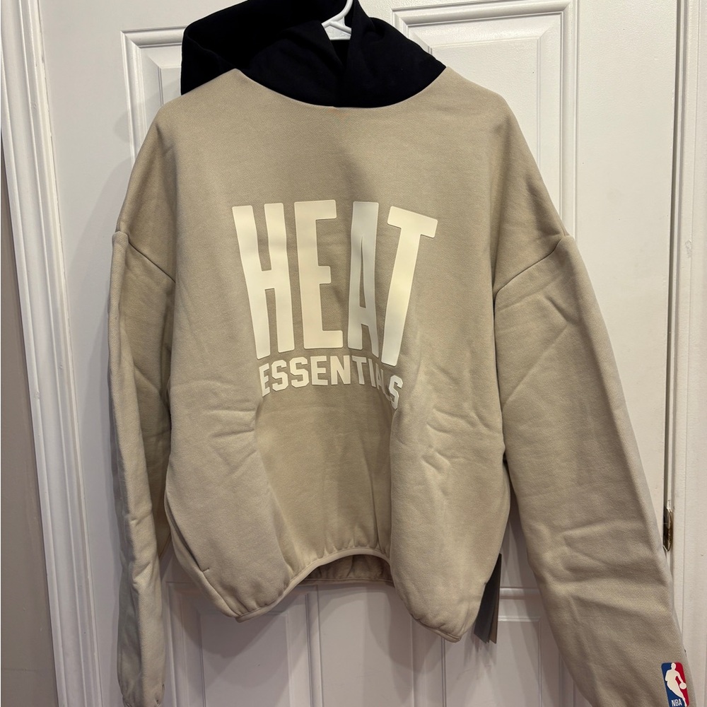 Fear of god x NBA x heat Beige Men's hoodie